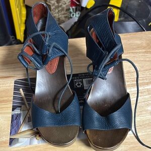 Marc by Marc Jacob’s Women's teal Leather Sandals